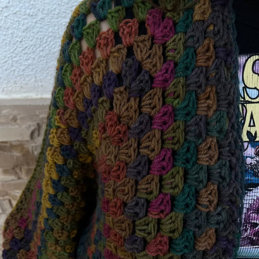 Cardigan hexagonal 🧶 - Imagen 4