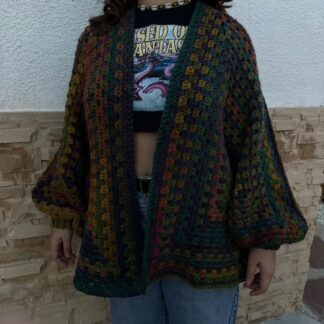 Cardigan hexagonal 🧶